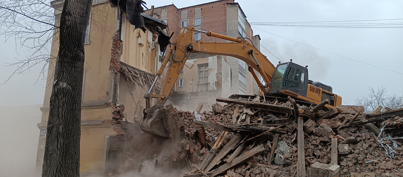 Услуги по сносу и демонтажу старых домов, строений и сооружений в Тереке
