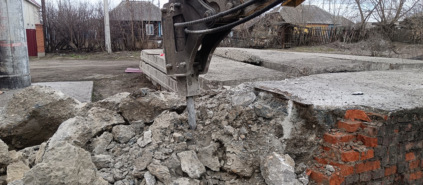 Услуги и заказ гидромолотов для демонтажных работ в Чегеме-Первом