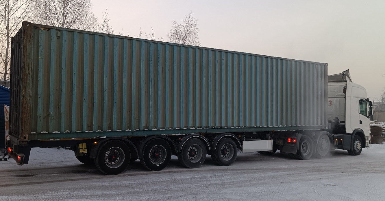 Контейнеровоз для перевозки контейнеров 20 и 40 футов в Нальчике